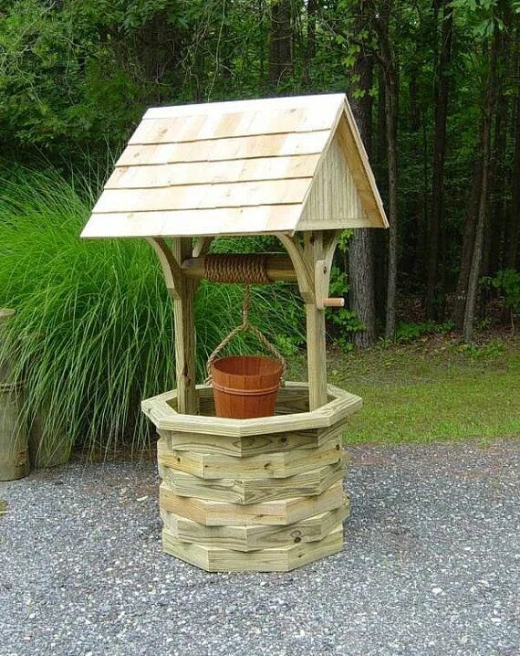 Построить колодец на даче своими руками Woodworking Plans How to Build a 6 Ft. Wishing Well Illustrated Guide With Photo