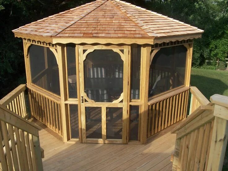 Построить красивую беседку своими руками Image detail for -gazebo " Outdoor Living Chicago Gazebo on deck, Gazebo roof, G