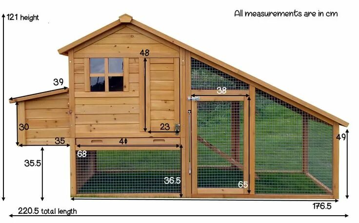 Построить курятник своими руками фото чертежи A beautiful all-in-one coop and run solution for 2-5 hens. The Sussex has a uniq