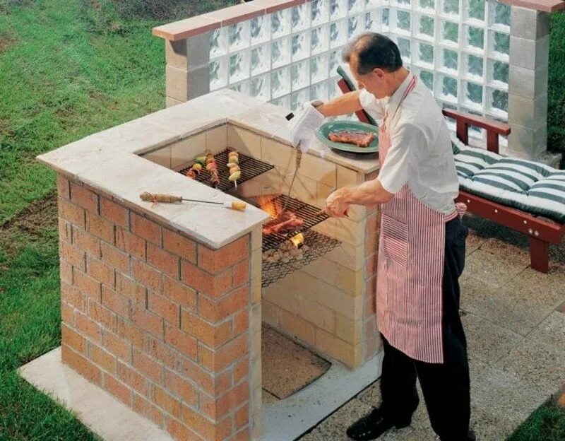 Построить мангал на даче своими руками Steingrill selber bauen im Garten grillen Gartengrill selber bauen, Steingrill s