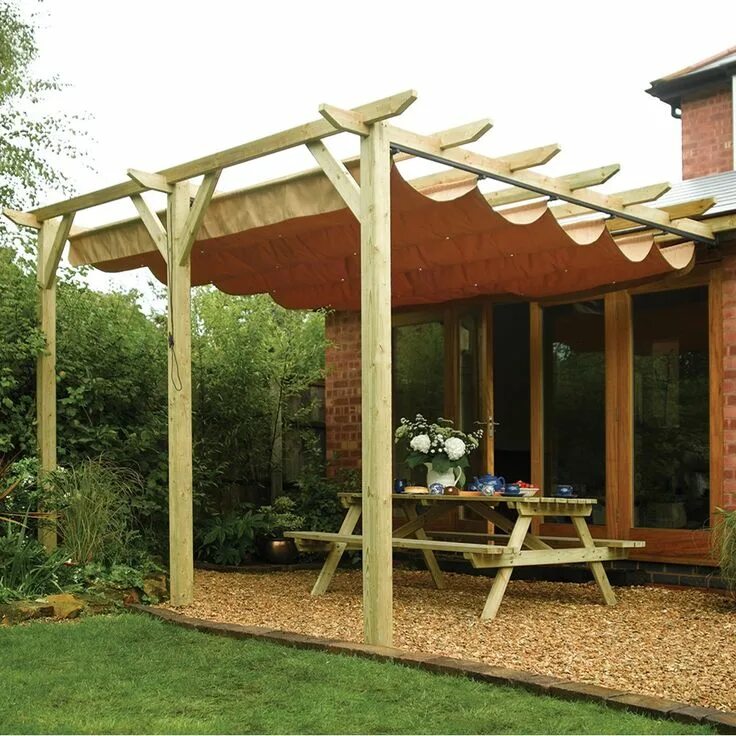 Построить навес на даче своими руками Rowlinson - Garden Products & Garden Buildings Toldo de jardín, Glorieta de made