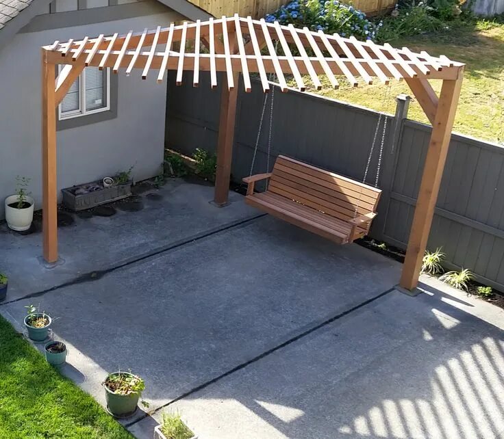 Построить навес на даче своими руками SketchUp Pergola - Real Life Garden Solutions Rustic pergola, Pergola plans, Per