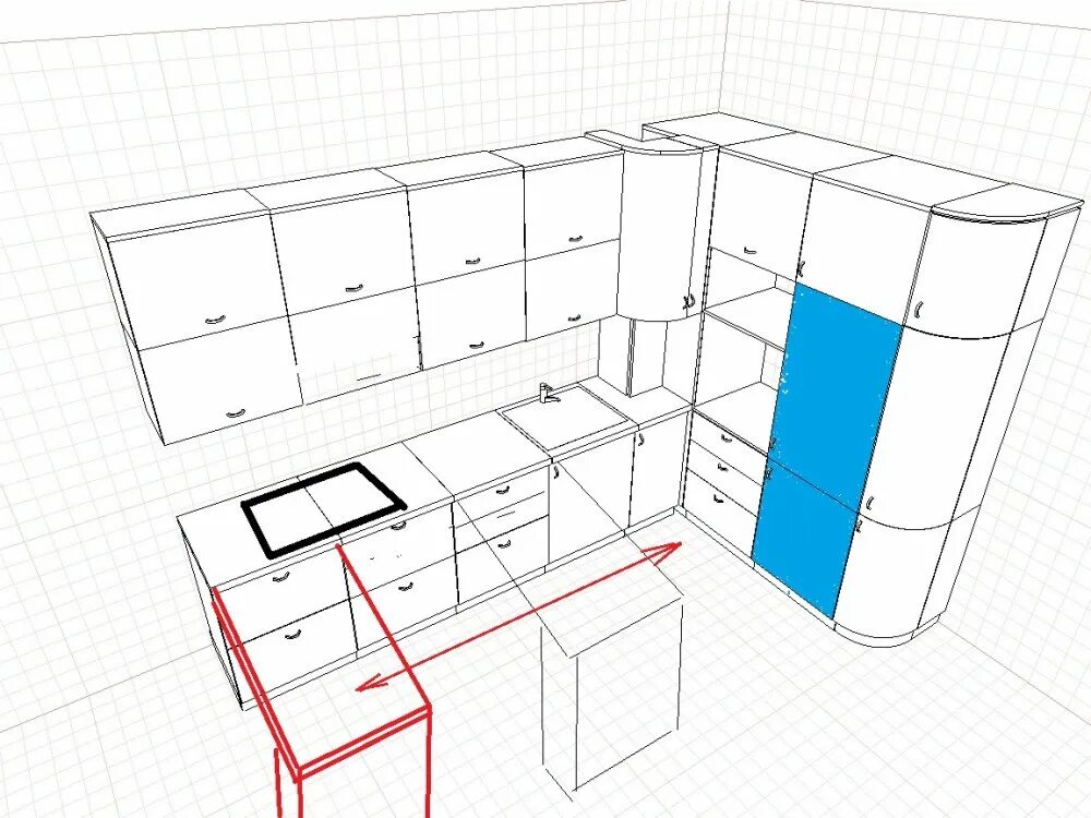 Построить планировку кухни помогите с планировкой кухни форум Идеи вашего дома о дизайне интерьера, строите