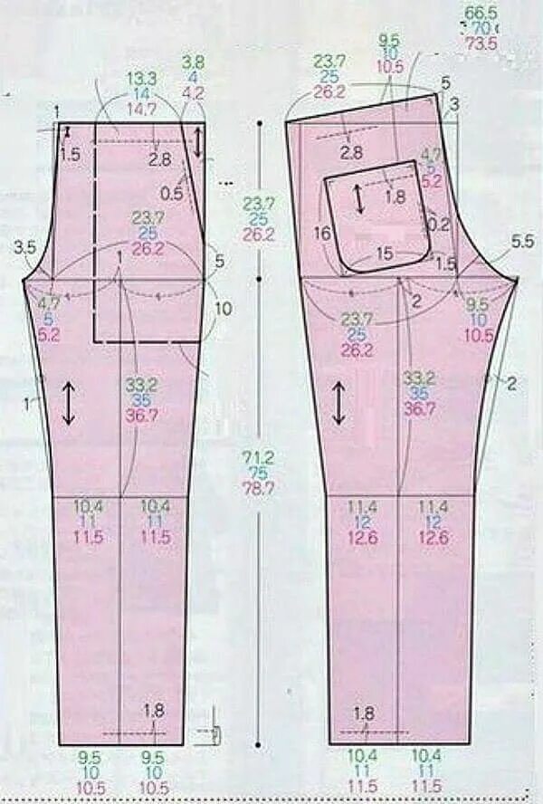 Построить выкройку брюк для девочки Pin by Idalie Arias Perez on Costura Pants sewing pattern, Dress sewing patterns