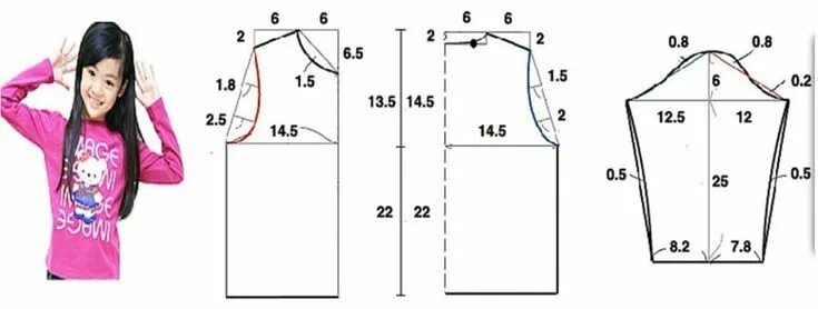 Построить выкройку лонгслива женского Patrones Y Moldes De Vestidos - Mi Mundo De Moda - Cursos De Costura 57D Kids fa