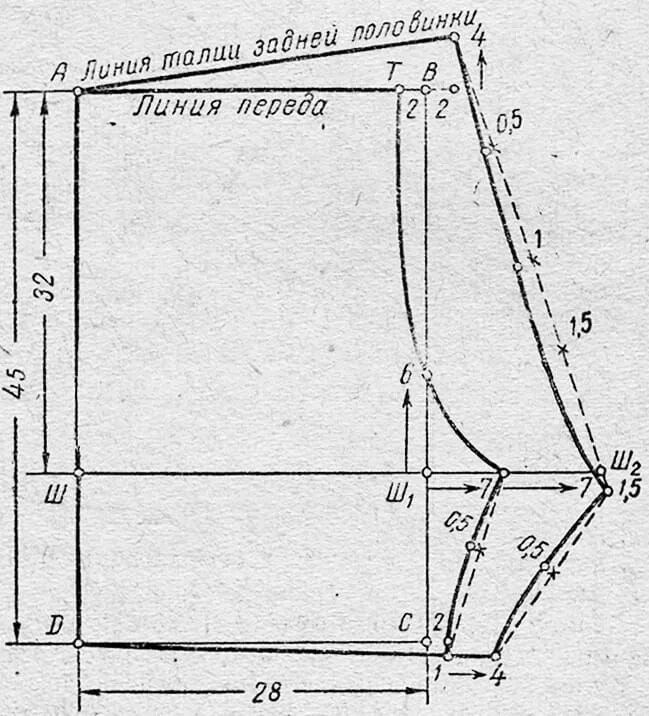 Построить выкройку мужских семейных трусов ссср Выкройка мужских трусов Costura