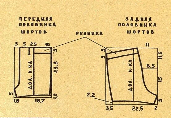 Построить выкройку мужских шорт Шьем шорты. Комментарии : LiveInternet - Российский Сервис Онлайн-Дневников Выкр