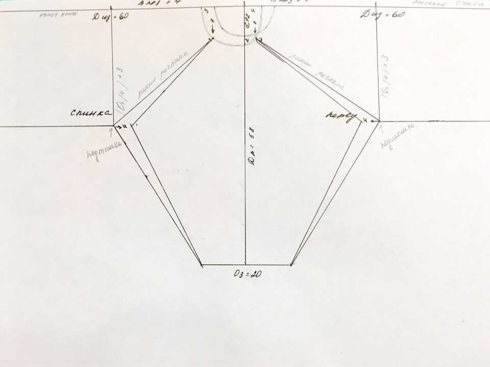 Построить выкройку рукава реглан Как сшить рукав реглан: выкройка, построение, фото и видео мк
