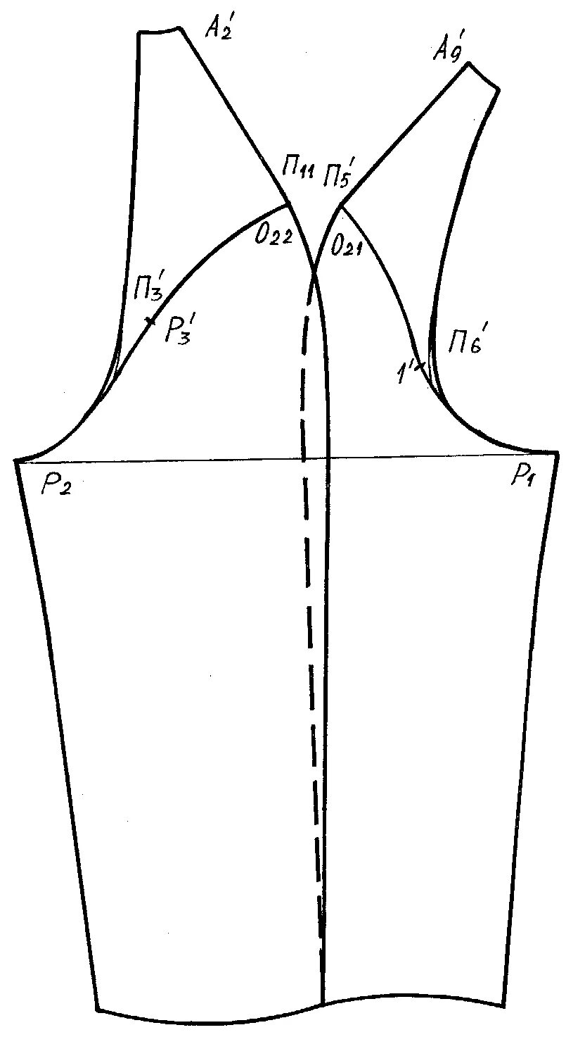 Построить выкройку рукава реглан Разработка конструкции изделия с рукавами покроя реглан на основе базовой констр
