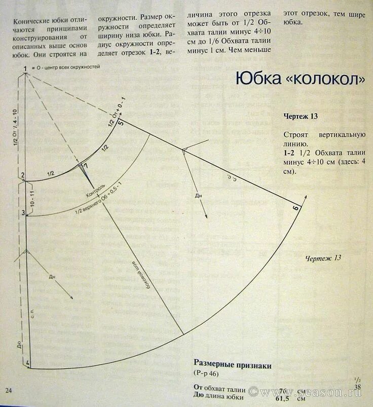 Построить выкройку юбки по косой Пин от пользователя Lanskayam на доске Шитье в 2020 г Выкройки, Колокола, Юбка