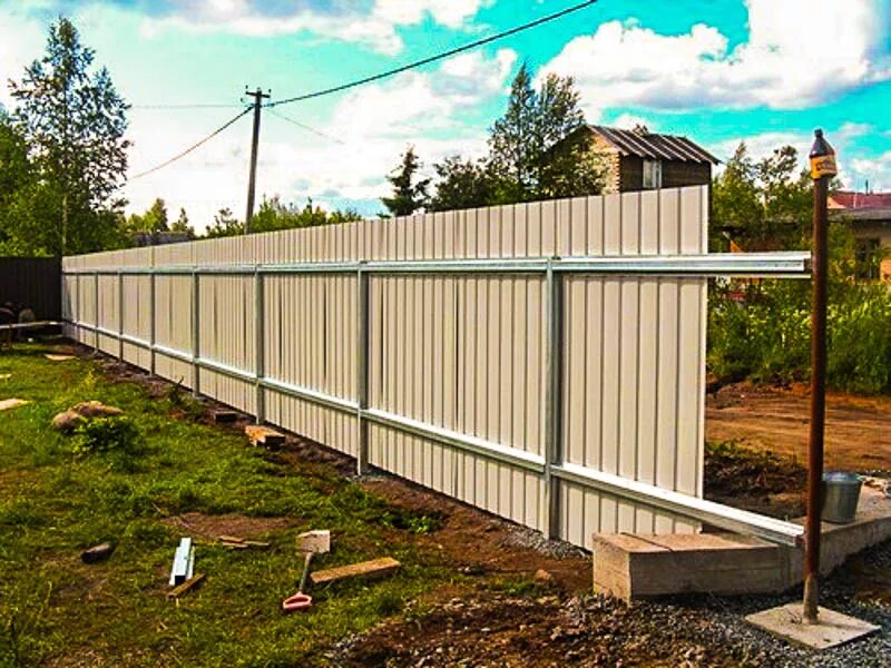 Построить забор фото Zabory Kazani, fences and barriers, City of Kazan, ulitsa Mikhaila Milya, 59 - Y