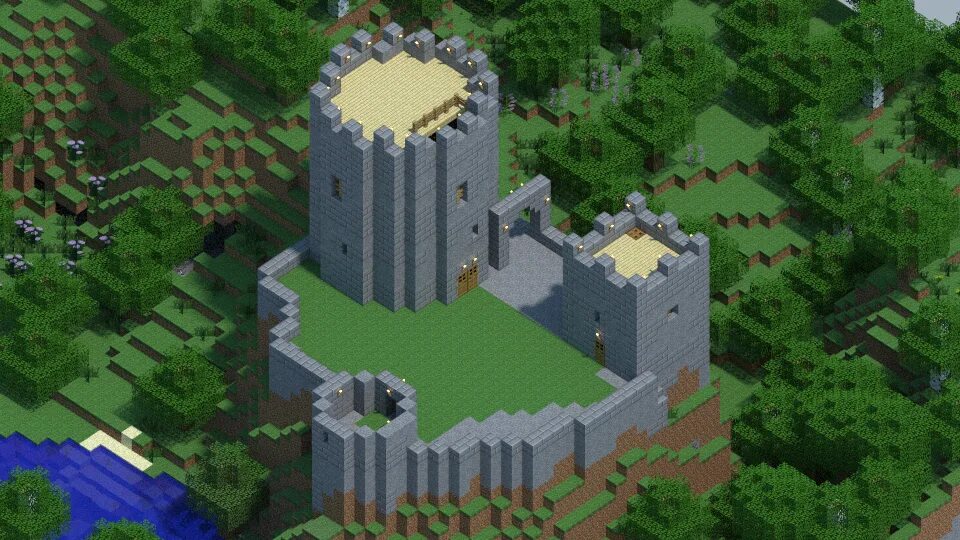 Построить замок фото How to build a realistic small castle from 11-12 century (step-by-step guide and