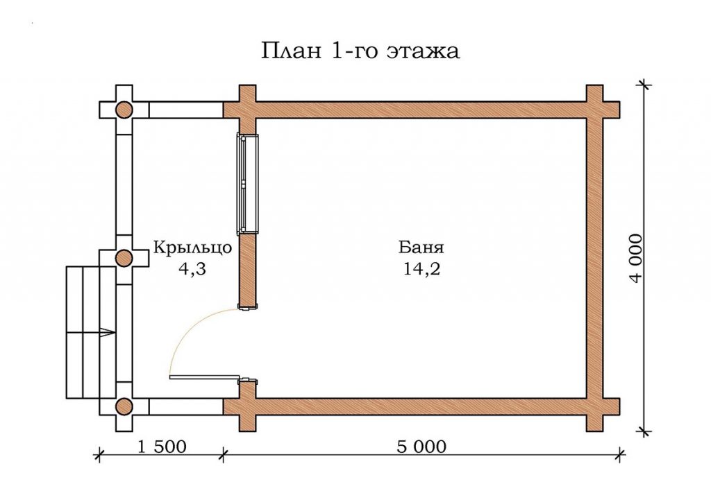 Постройка бани чертеж Деревянная баня "Топаз" - заказать по выгодной цене в Москве и области Компания 