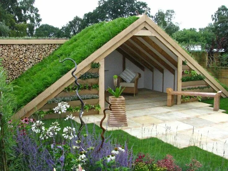 Постройки на участке фото 21 Garden Design is Best for Your Inspiration - Vintagetopia Green roof garden, 