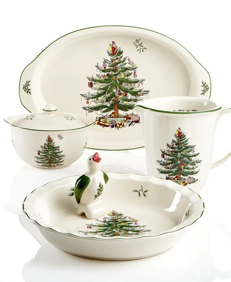 Посуда с новогодним декором Spode Bakeware Christmas Tree Collection & Reviews - Serveware - Dining - Macy's