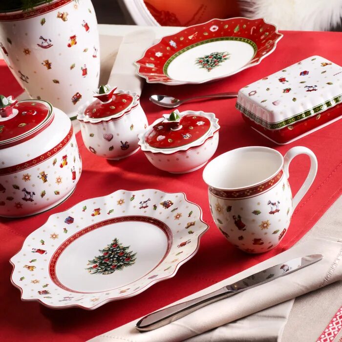 Посуда с новогодним декором Toy's Delight от Villeroy & Boch Kitchen Profi Россия