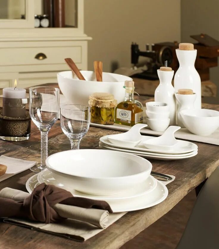 Посуда в интерьере гостиной DESIGNBEST MAGAZINE Villeroy & boch, Dinnerware, Tableware