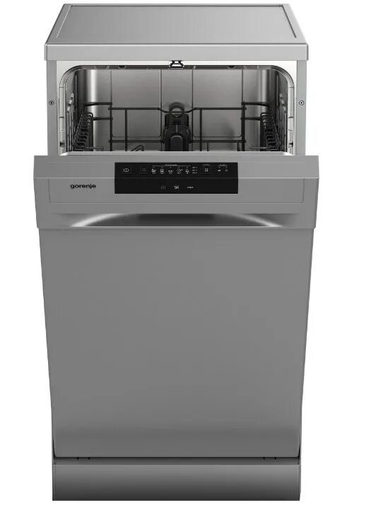 Посудомоечная машина 45 см gorenje gs53010w подключение Посудомоечная машина Gorenje GS52040S (узкая), grey узкая; отдельно стоящая 9 ко