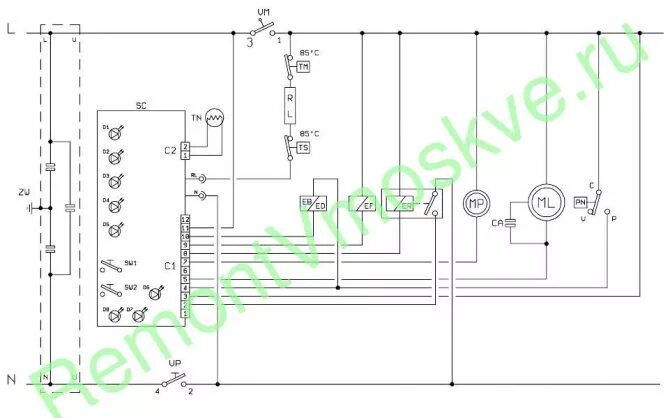 Посудомоечная машина silanos принципиальная схема электрическая Электрическая Схема Посудомоечной Машины - tokzamer.ru