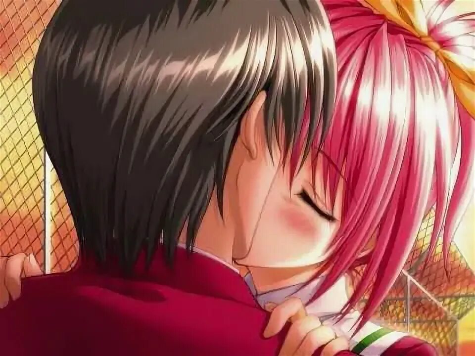 Поцелуй фото игры Anime couples Crush - YouTube