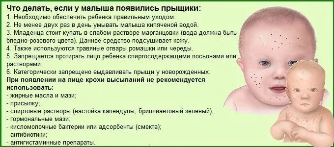 Потница у детей фото симптомы и лечение Мелкая сыпь на лице DeeEta.ru