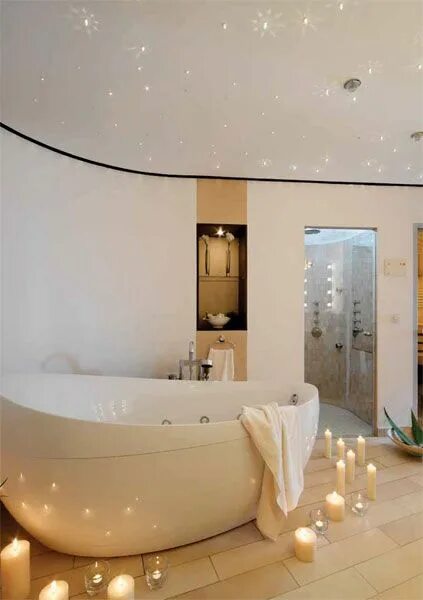 Потолка ванны комнате фото Lower those lights! LOL. So romantic! Bathroom Luxury Dream bathrooms, Romantic 