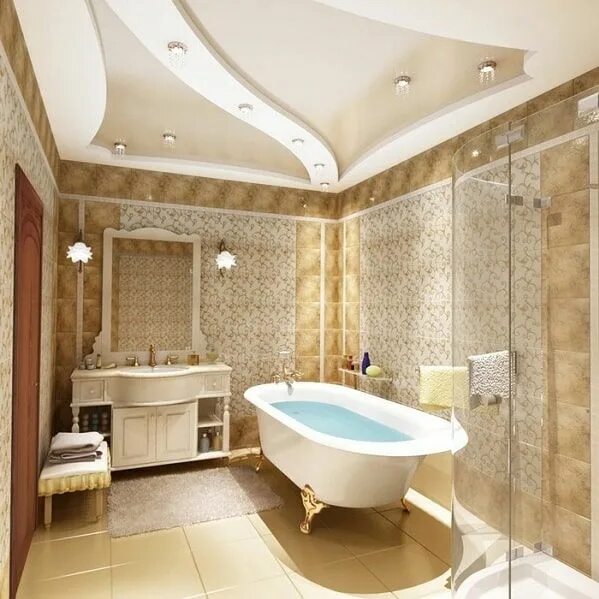 Потолка ванны комнате фото 15 Best Bathroom Ceiling Design Ideas With Pictures 2024 in 2024 Bathroom design