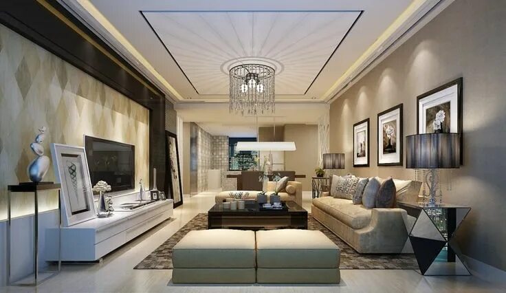 Потолки дизайн 2023 фото современные 17 Engrossing Living Room Designs That You Shouldn't Miss Living room ceiling, L