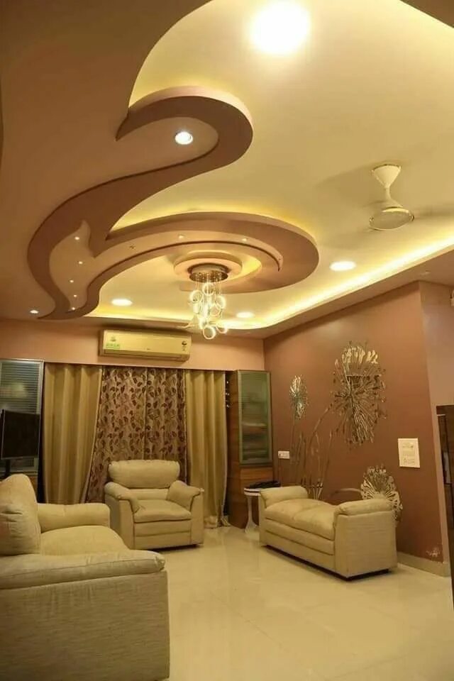 Потолки гипсокартон дизайн для зала фото Gypsum false ceiling design is the best Decoration & Interior Design Company top