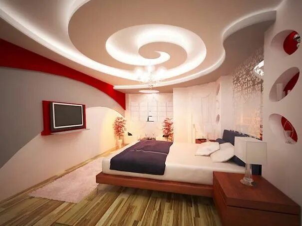 Потолки гипсокартон дизайн фото спальня Great Modern Bedroom Designs That Will Inspire You Bored Panda Ceiling design be