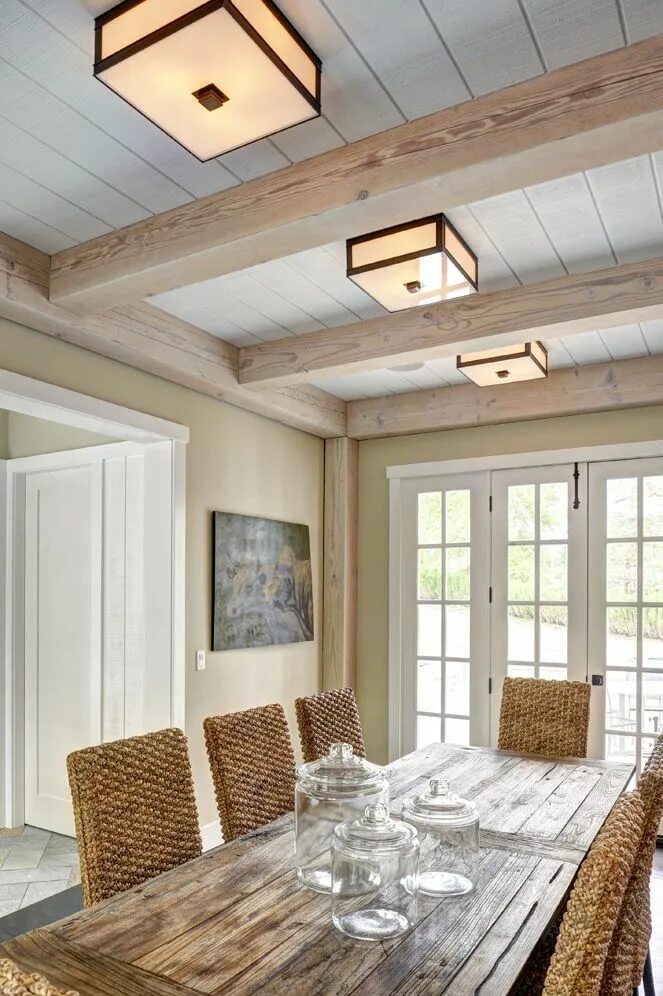 Потолки из бруса фото Cove Hollow Breakfast Room Haus stile, Landhausstil, Haus