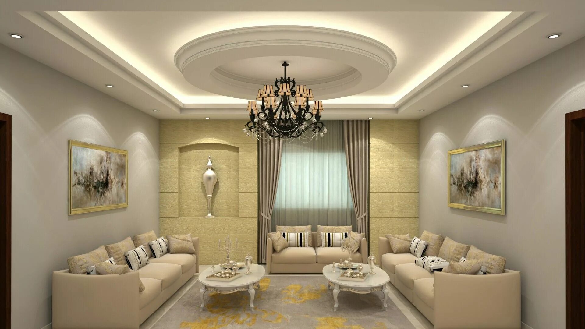 Потолки из гипсокартона для гостиной двухуровневые фото Pin on Mes Projets 3ds Max Ceiling design modern, Ceiling design living room, Ce