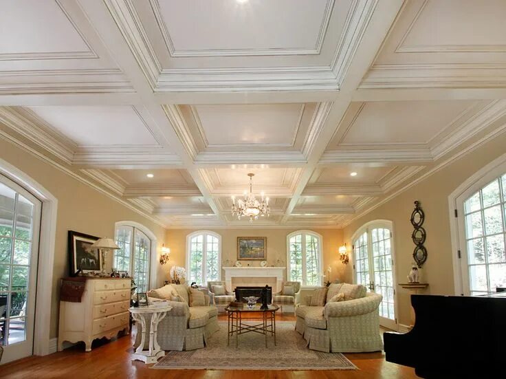 Потолки классический стиль фото Design Gallery Coffered ceiling design, Living room ceiling, Ceiling design