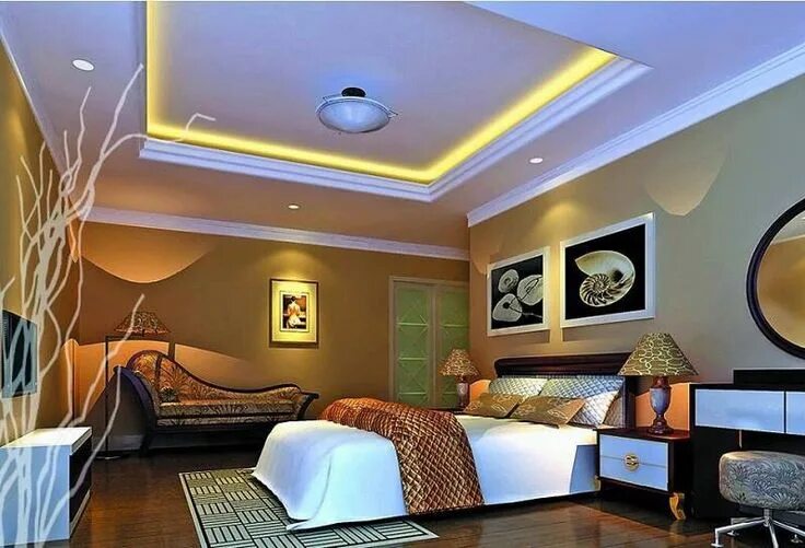 Потолки комнат фото Dormitorio False ceiling bedroom, False ceiling living room, Bedroom false ceili