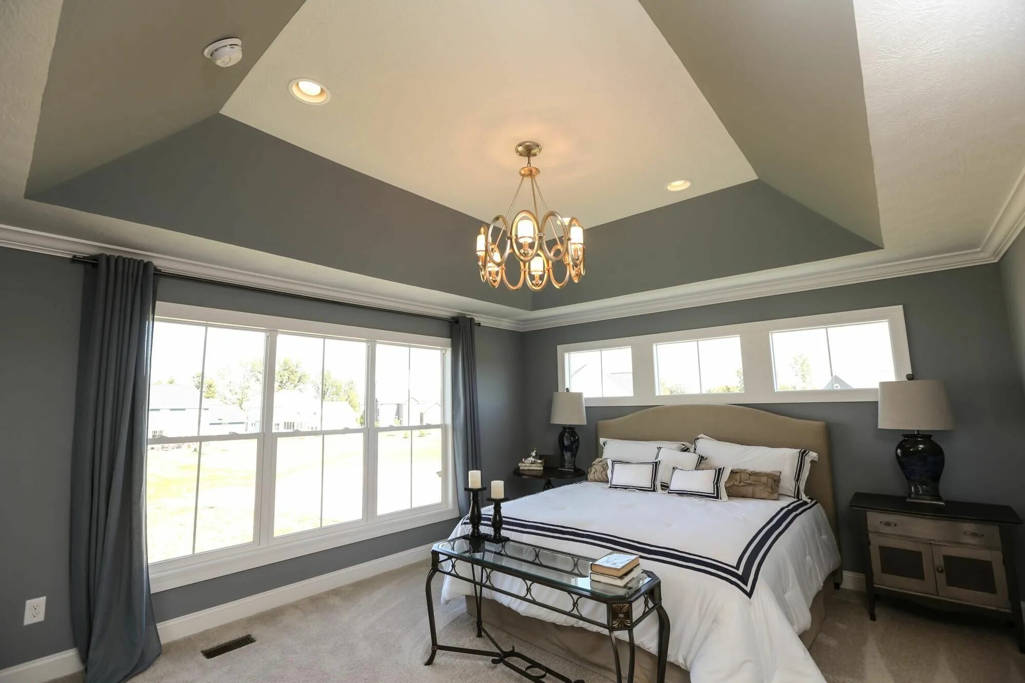 Потолки серого цвета фото Models & Parade of Homes Photo Gallery 3 Pillar Homes in 2019 Bedroom ceiling, T