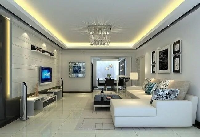 Потолки в гостиной дизайн 2024 25 Latest & Best POP Ceiling Designs With Pictures In 2023 Ceiling design living