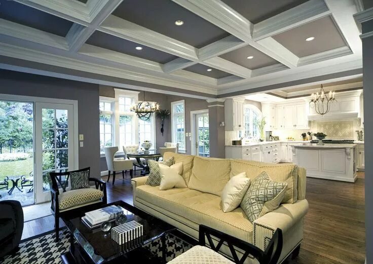 Потолки в гостиной дома фото Great Room Ceiling Living room ceiling, Home, Living room designs