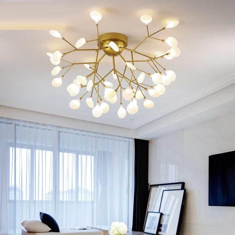 Потолочная люстра интерьер Ceiling Chandeliers Light Lamparas Ceiling Chandeliers Modern Led - Modern Led -