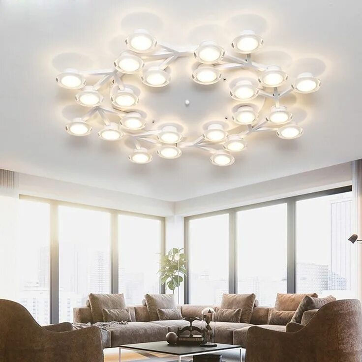 Потолочные люстры для низких потолков фото Hot offer Nordic Rotatable Led Ceiling Lights Metal Living Room Led Ceiling Lamp