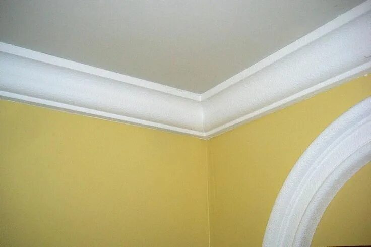 Потолочные плинтуса для натяжных потолков фото simple crown molding - Google Search Потолочный плинтус, Дизайн потолка, Цвет ст