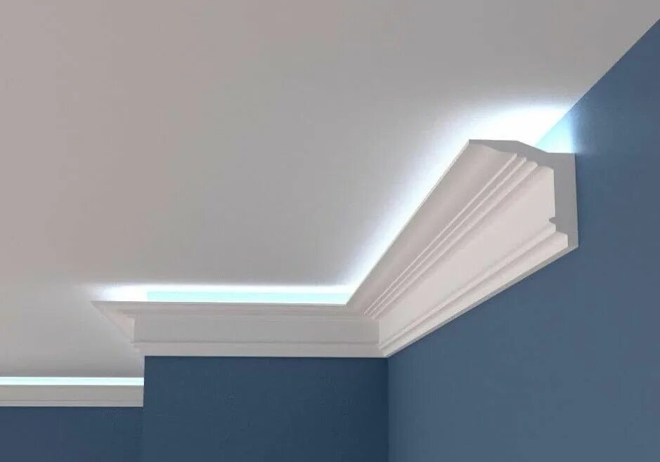 Потолочный плинтус для натяжных потолков виды фото Uplighting Indirect Lighting lightweight Covings Cornice design, Ceiling light d