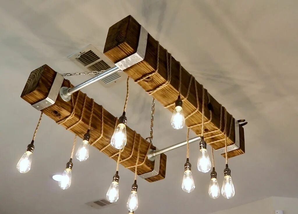 Потолочный светильник своими руками идеи 29 Simple DIY Chandelier Ideas For Beginners Lámpara araña de bricolaje, Lámpara