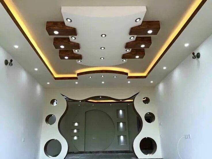 Потолок фасон фото 40 Stunning Ceiling Design Ideas - Engineering Discoveries Ceiling design modern