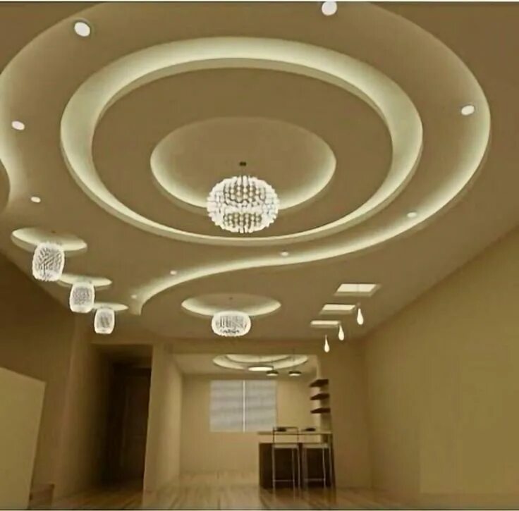 Потолок гипсокартон фото зал Placo plâtre Pop design for hall, False ceiling design, Gypsum ceiling design