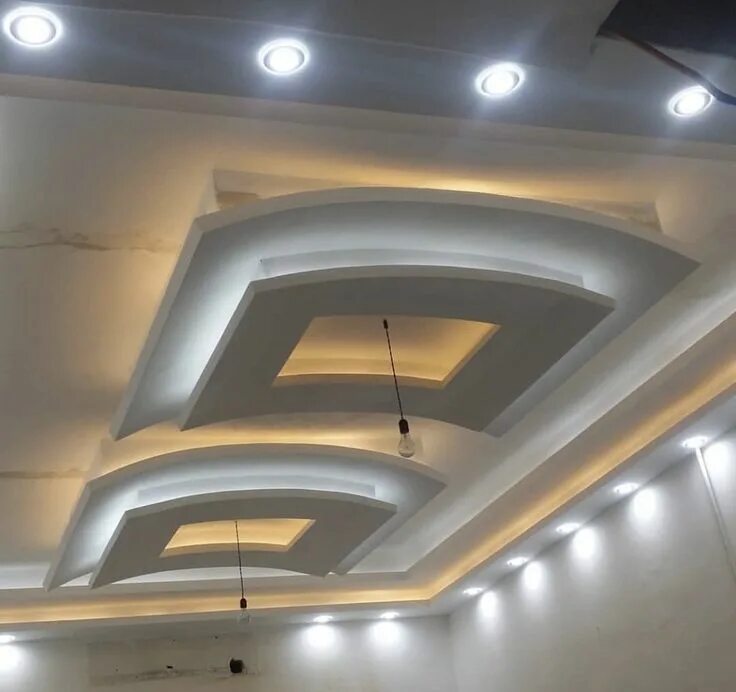 Потолок гипсокартон фото зал Pin by Fatah Charfaoui on platre Ceiling design, Coffered ceiling design, Ceilin