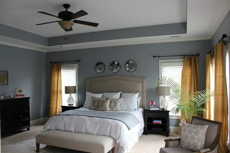 Потолок и стены одного цвета в интерьере 25 Awesome Bedroom Design With Gray Wall Ideas Grey room decor, Master bedroom c