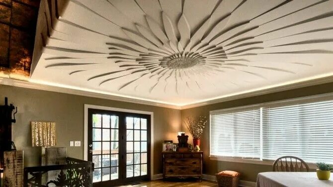 Потолок интересные идеи фото Pin by Pat Dubreuil on this is great Ceiling trim, Drywall texture, Trim tex