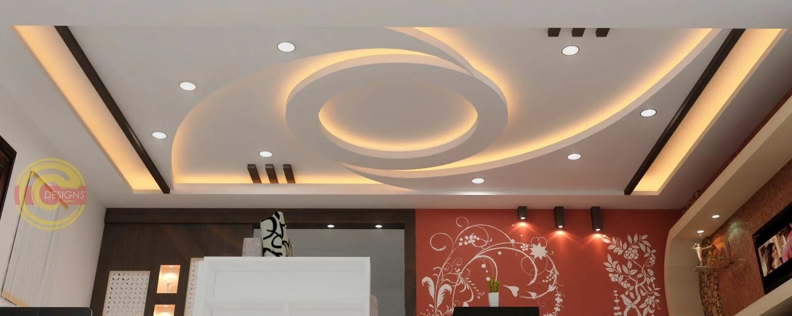 Потолок из гипсокартона фото дизайн Fall Ceiling Designs Concepts Ceiling design, Fall ceiling designs bedroom, Ceil