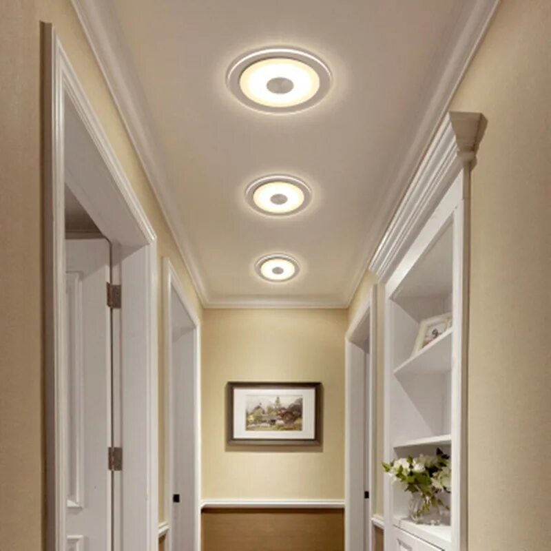 Потолок коридора фото Spotlights embedded ceiling led downlight living/corridor/aisle lights hole lamp