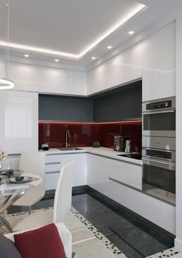 Потолок кухни дизайн фото современный Cartongesso: proprietà, tipologie, utilizzi e costi del materiale Kitchen design